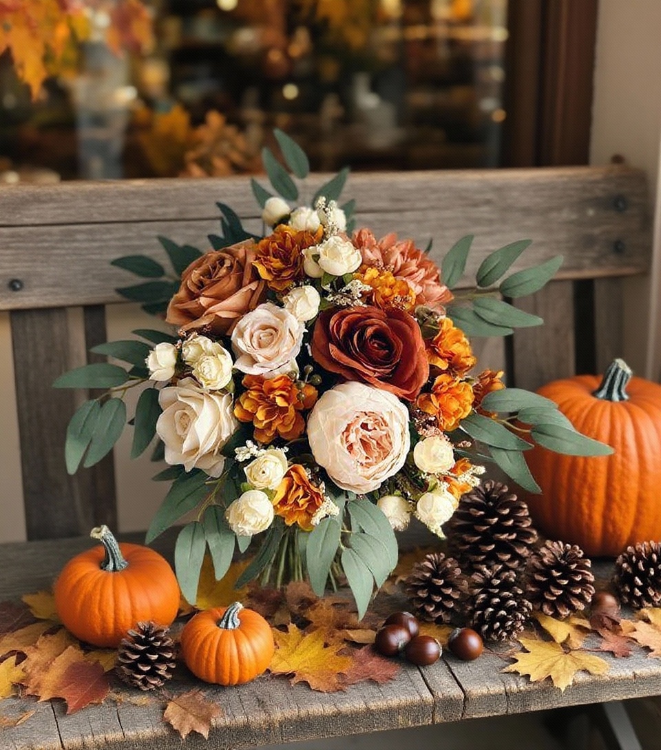 Après Bouquet de fleurs amélioré par IA – visuel photo réaliste pour communication professionnelle.